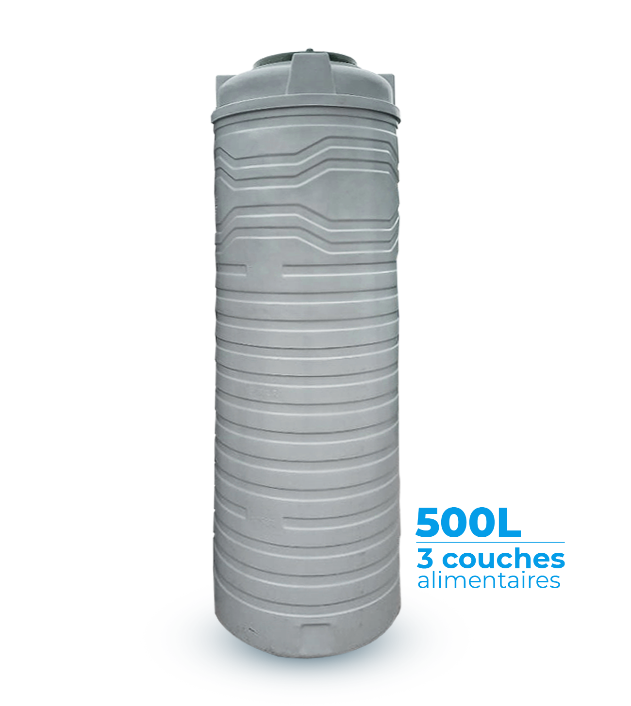 Citerne 500L verticale - 3 couches
