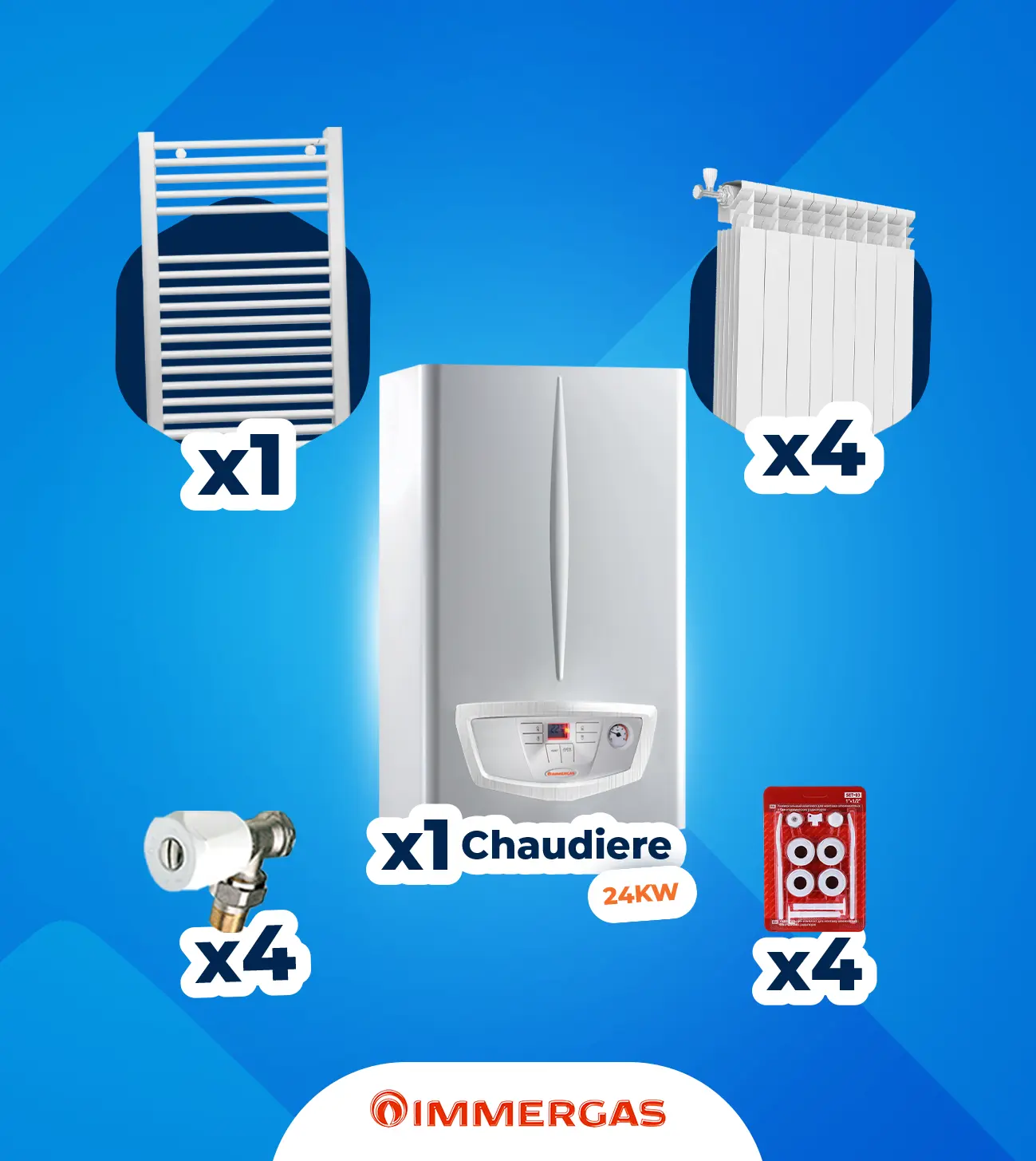 Pack Immergas 24KW - F3